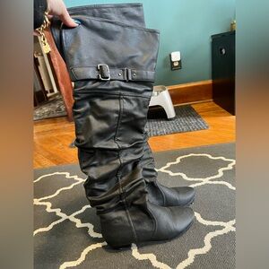 Women's Black Combat Boots